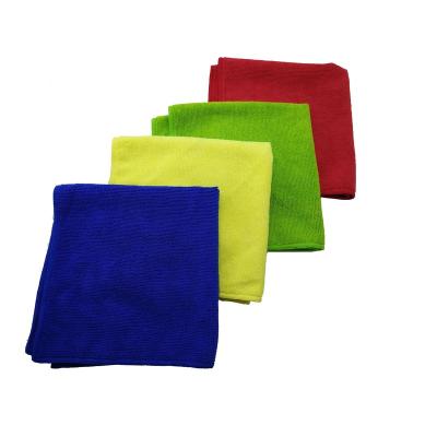 China Sustainable Microfiber Microfiber Cleaning Towel For Kitchen Dish Table Hand Hotel Glass Tea Bar With Custom Printed for sale