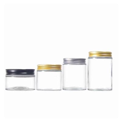 China Freshness Preservation Wholesale Glass Jar Wide Mouth Mason Jars 8 oz 16 oz Glass Jar With Lid for sale