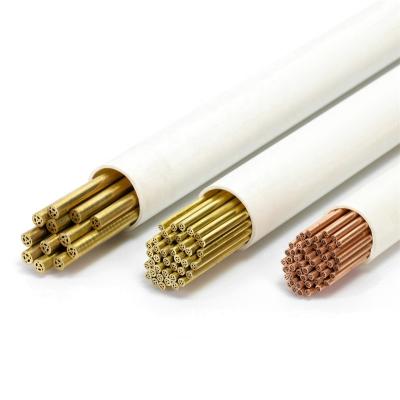 China EDM Drilling For Big Quality 1.2mm EDM Electrode Brass Copper Tube Blind Hole 1.3mm Multichannel Electrode EDM Tube Brass Copper Tube For Small Hole Drilling CNC Machine for sale