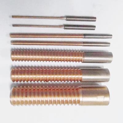 China EDM Machining For Holes W70Cu30 Tungsten Electrode Rod Tube 60mm*80mm M3 M3.5 M4 M5 M6 M7 M8 M10 M12 M14 M3-M24 Thread Tapping Tapping Electrode for sale