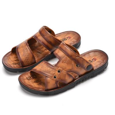 China Deodorization Beach Sandals And Slippers Summer Sandal For Men's Roman Comfortable Walking Footwear Rubber Sandals For Men for sale