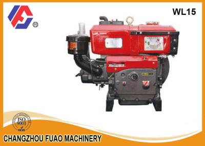 China 14 HP Single Cylinder Diesel Engine WL15 For Power Tiller / Farm Machinery for sale