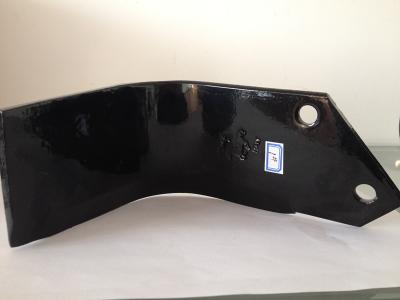 China Mahindra Tractor Spare Parts of rotavator blade in black dipping painting for sale