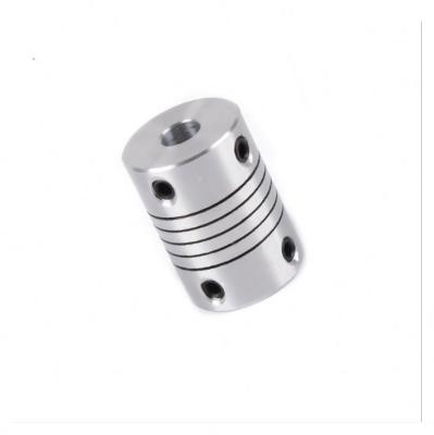 China Garment Shops Factory Direct Sales L30XD25mm 5x6.35mm Metal Spring Connector Stepper Motor Coupling Coupler for sale