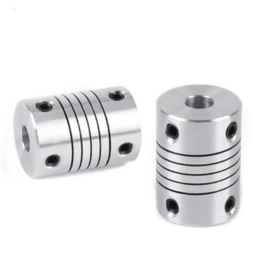 China Garment Shops Border Direct Sales L30XD25mm 5x6.35mm Bit Torsion Shaft Connect Connector Stepper Motor Coupler for sale