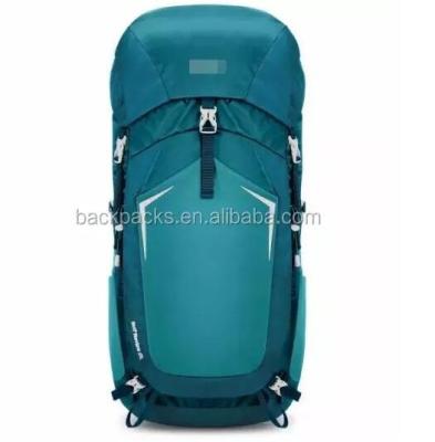 China 55L Outdoor Hiking Internal Frame Backpack Outdoor Backpacking Camping Climbing Backpack for sale