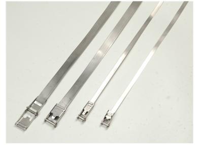 China Releasable Strong Stainless Steel Cable Ties With Ball Locking Type for sale