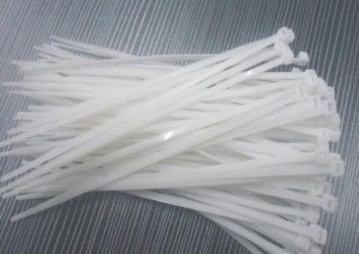 China High tensile strength White Nylon Cable Zip Ties Fireproof Rate 94V-2 for sale