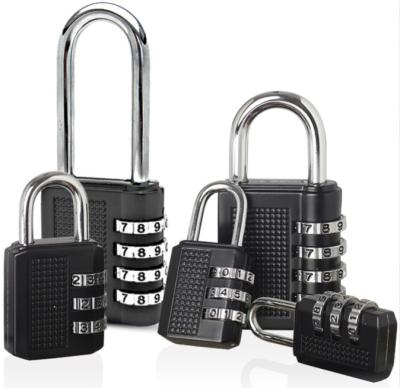 China FS7001 Security 3 Digit Combination Combination Cheap Zinc Alloy Luggage Storage Mini Travel Padlock Safe Padlock for sale