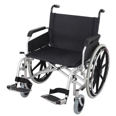 China For Indoor Or Outdoor Use WH919 Bariatric Steel Wheelchair With Heavy Capacity With 24