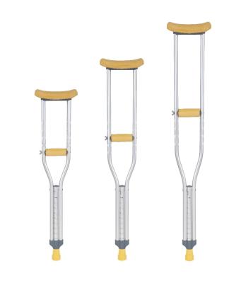 China Overall Height Is Adjustable To Fit For Different Size Users Manufacturers Warking Cane Small Size Aluminum Under Arm Pad For Crutch CR202S for sale