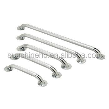 China High Quality Steel Homecare Bathroom Accessories Chrome Steel Grab Bar For Elder BA344 for sale