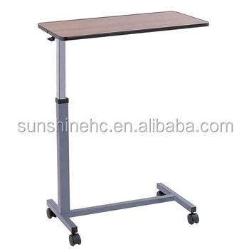 China For Indoor Use High Quality Steel Height Adjustable Over Bed Table Stability For Elder OT703 for sale