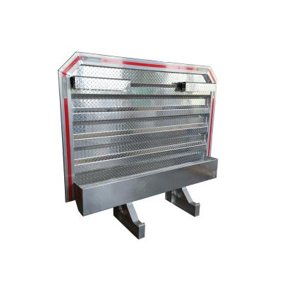 China Aluminum Chain Rack Cab Headache Single Hangers Full Tray For Semi Truck for sale