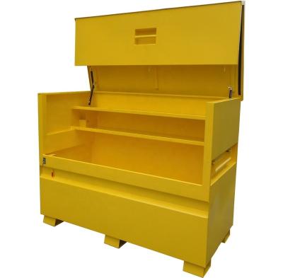 China Iron High Quality Powder Coated Construction Site Steel Tool Box 60(L) x 30(W) X 46(H) inch for sale