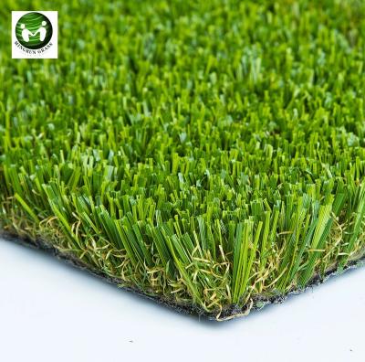 China Eco - Friendly Artificial Grass Curve 4 Mix Color Synthetic Grass Artificial Grass for sale