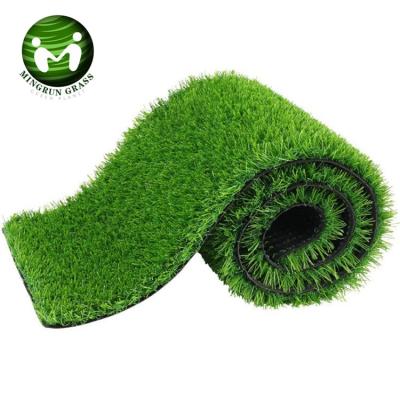 China Eco-friendly Synthetic Grass Top Green Landscaping Outdoor Artificial Grass Cover Mat Home Garden Turf Artificial Grass Lawn for sale