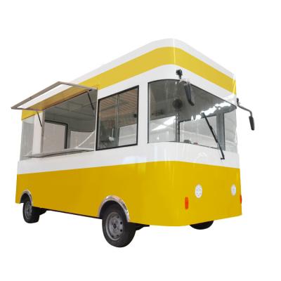 China Multifunctional easy to operate fast food truck for sale/street legal electric car/mobile food vending truck for sale