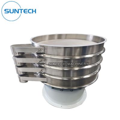 China Sieving / Screening / Sifting Separator Round Vibrating Sieve Machine For Milk Cassava Fine Fiber Sieving Machine for sale