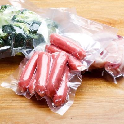 China Hot Selling Barrier Food Grade Embossing Reusable Airtight Seal Storage Food Packaging Bag For Frozen Food for sale