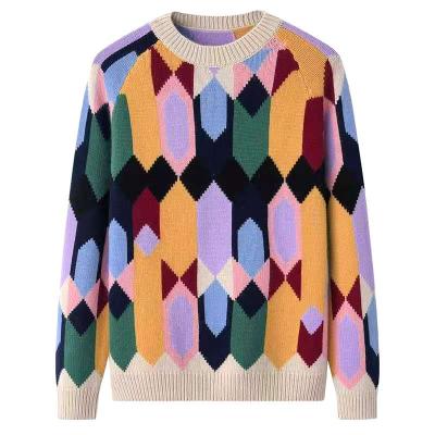 China Wholesale Custom Woman Colorful Wool Breathable Knit Sweater for sale