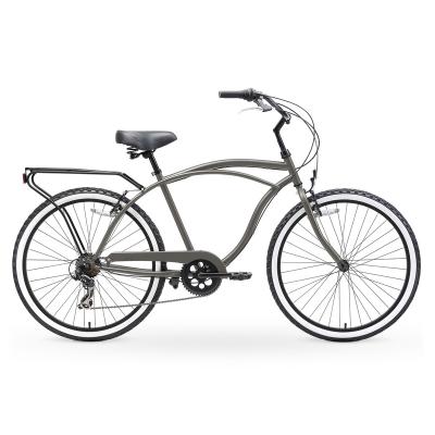 China OEM Cheap Steel Color And Logo City Beach Cruiser Bike USA Beach Bike For Sale for sale