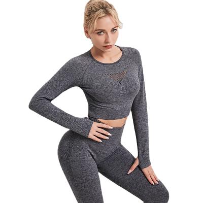 China Women's Activewear Breathable Fitness And Yoga Suit Sport Wear Sports Yoga Wear High Waist Hip Lift Tight for sale