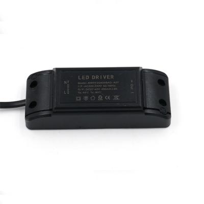 China LED Light CE Rohs Certificate Power Supply 480ma 20W Constant Current LED Driver For Indoor Lighting for sale