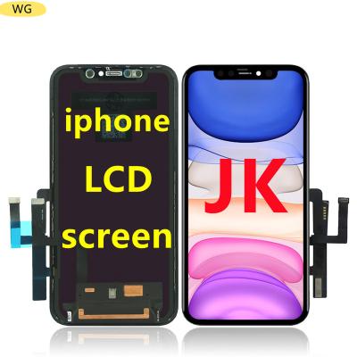 China JK Replacement Mobile Phone LCD Display For iPhone High Quality Replacement LCD Broken Screen for sale