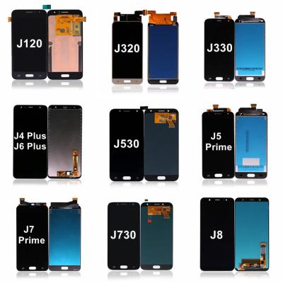 China Replacement Mobile Phone LCDs OEM For Samsung A7 2018 LCD For Samsung Galaxy A7 2017 A8 A9 A6 A5 A4 A3 Original for sale