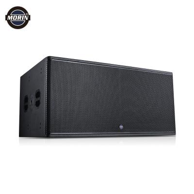 China Passive PA Dual 2x 18 Inch Subwoofer Speaker Box S-218 Morin Audio for sale