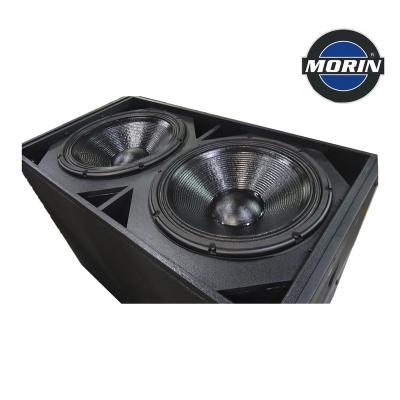 China Morin Audio 18 Inch Passive Passive Dual Line Array Flight Subwoofer Speaker Box LA-218 for sale