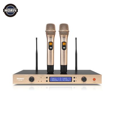 China Handheld Microphone Karaoke High Standard Quality Wireless Microphone For Singing And Speech for sale