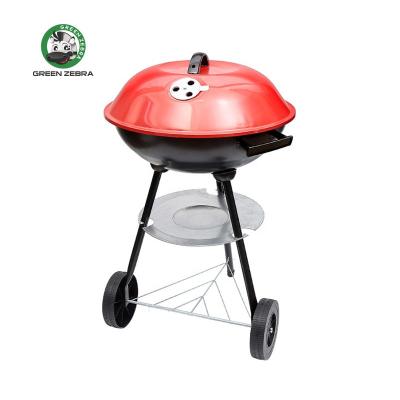 China New Style Easily Assembled Apple Shape Outdoor Mini Charcoal BBQ Stove Portable Backyard BBQ Grill Smokeless Grill for sale