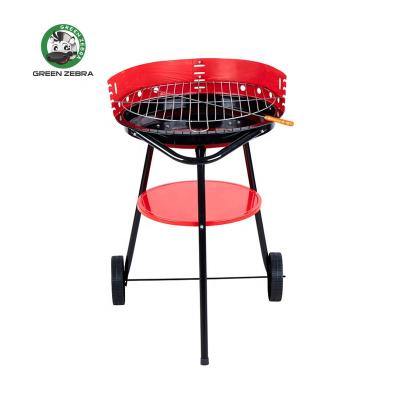 China Special Hot Selling Easily Assembled Cold Rolled Outdoor Camping Steel Modern Grill Metal BBQ Grill for sale