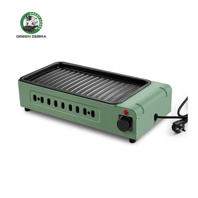 China Mini Portable Grill Good Reputation BBQ Smokeless Grill Indoor Electric BBQ Grills Non-stick Electric Grill for sale