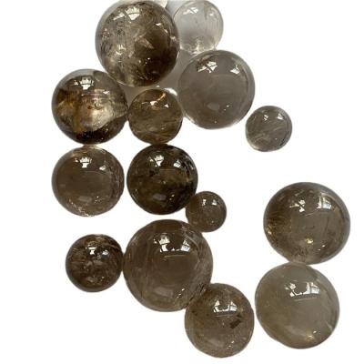 China Europe Natural Clear Smoky Quartz Crystal Crystal Ball / Sphere for sale