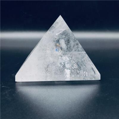 China Europe crystal open pyramids natural white crystal crystal for healing pyramids for sale for sale