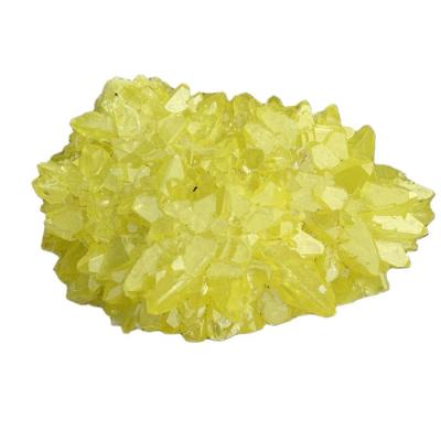 China Europe High Quality Natural Heal Stone Sulfur Crystal Cluster Mineral Specimen of Sulfur for sale