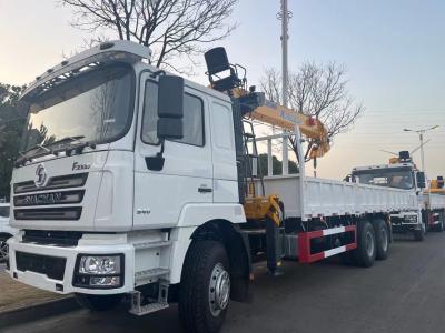 Cina F3000 6x4 Cran Truck SHACMAN Boom Truck 375hp Euro V Bianco in vendita