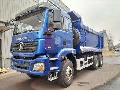 China 10 Tyres SHACMAN H3000 Dump Truck 6x4 380Hp EuroII Blue U-type tipper for sale