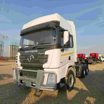 China SHACMAN X3000 6x4 Tractor Truck EuroV 480HP White Truck Tractor Head for sale