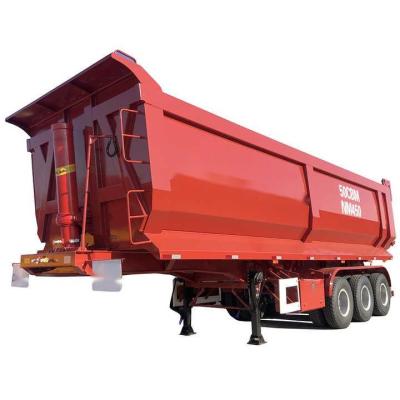 China 3 Axle Hydraulic Dump Rear Tipper Semi Trailer SHACMAN CIMC for sale