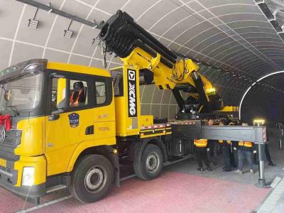 China SQZ10000 Folding Boom Crane Truck SHACMAN 10x4 450HP EuroII for sale