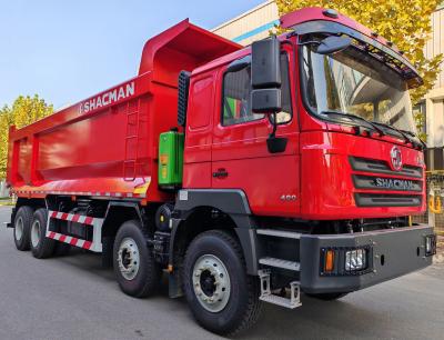 China SHACMAN F3000 8X4 Dump Truck U-shaped Cargo Box 30T WEICHAI Engine 400HP for sale