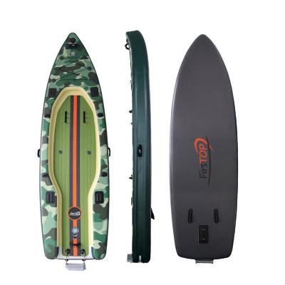 China Men High quality Customized Fishing SUP Paddleboarding Inflatable Kayak Board With Seat for sale