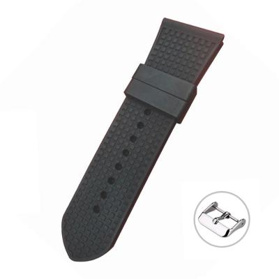 China 30mm wide silicone rubber strap for watch for sale