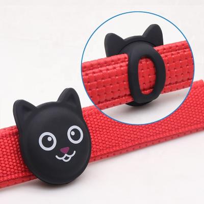 China Luxury Hot Selling Silicone Air Tag Customized Collar Pet ID Tag Tag Pet Accessories For Dog Cat for sale