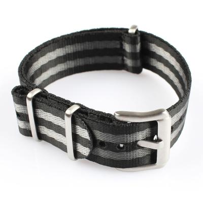 China Fabric 18mm 20mm 22mm NATO Seat Belt Printing Watch Band Nylon Strap 24mm for sale