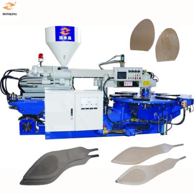 China Factory TPU/TR/PVC rotary leather shoesoles injection molding machine with cooling system for sale